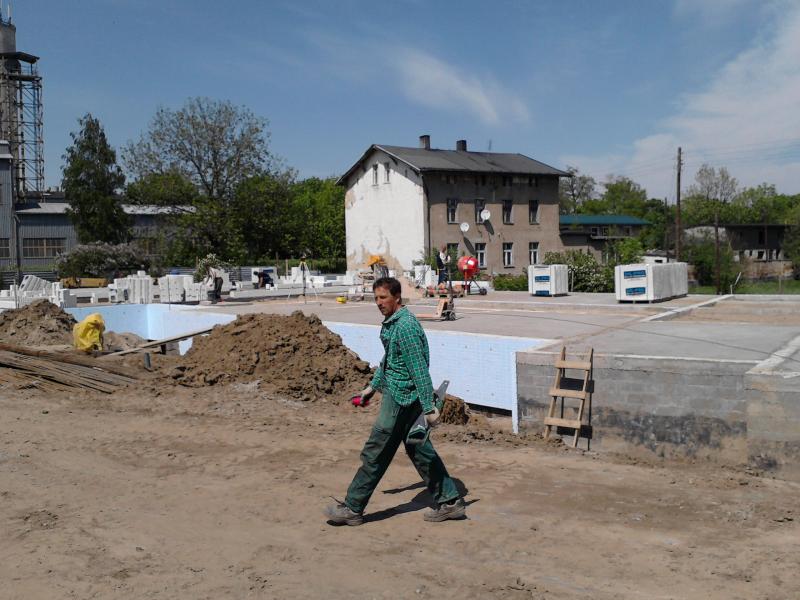 Budowa urzędu Gminy Mietków (maj) 2012