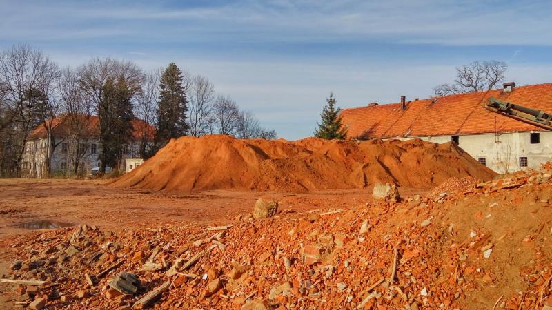 Spółdzielnia (dawny folwark) w Milinie 2016