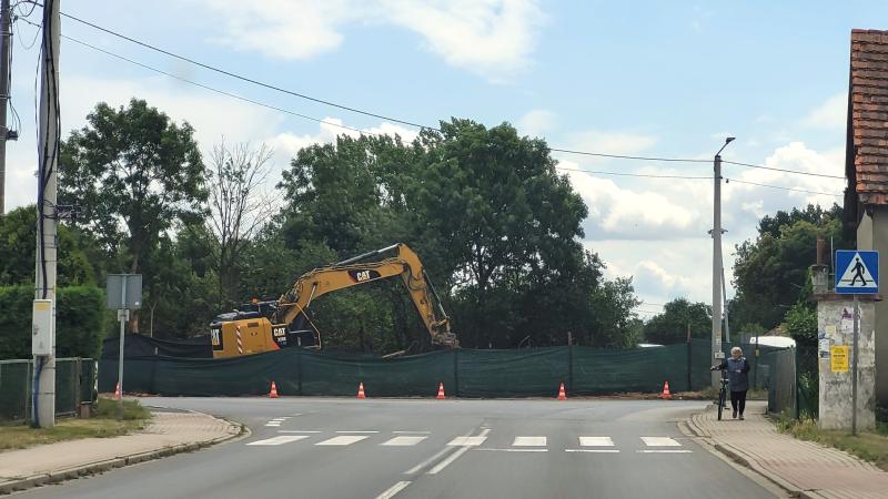Przebudowa skrzyżowania w Mietkowie 2023