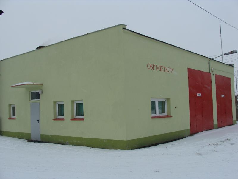 Remiza OSP Mietków po remoncie 2010