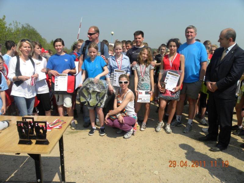 Otwarte biegi przełajowe nad Zalewem Mietkowskim 2011 dekoracja