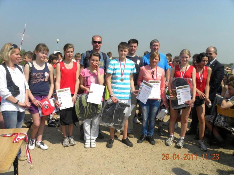 Otwarte biegi przełajowe nad Zalewem Mietkowskim 2011 dekoracja