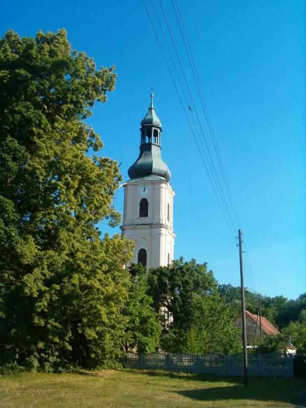 Wieża kościoła w Milinie 2006