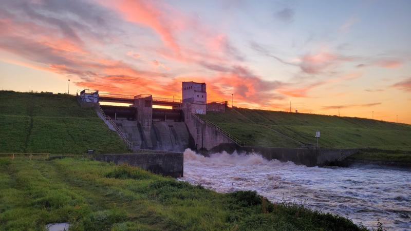 Zapora zachód słońca 20 września (powódź) 2024