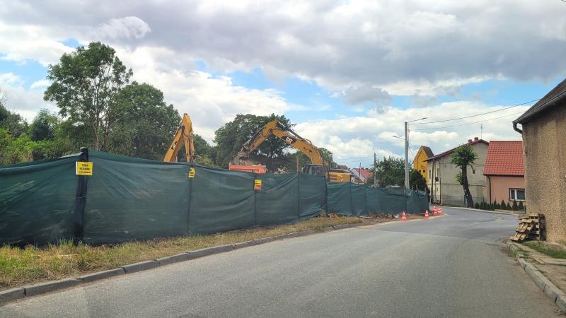 Przebudowa skrzyżowania w Mietkowie 2023