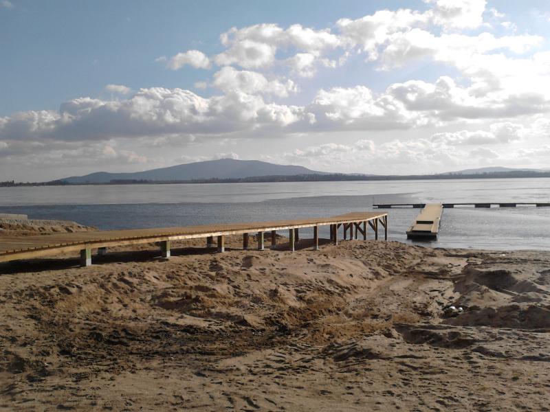 Budowa Ośrodka Sportów Wodnych w Borzygniewie (pomost) 2011