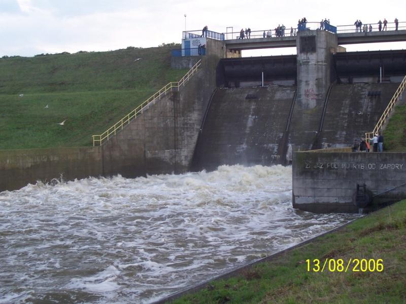 Zapora wodna w Mietkowie 2006