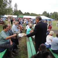 Dożynki gminne w Mietkowie 2013 starosta