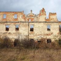 Pałac w Borzygniewie - ruina w 2019