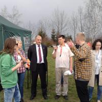 Otwarte biegi przełajowe 2013 przywitanie