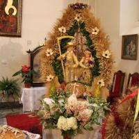 Dożynki gminne w Mietkowie 2022 wieniec dożynkowy