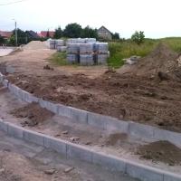 Budowa chodnika w Milinie 2014