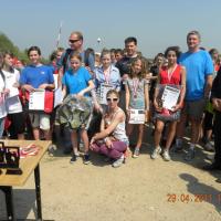 Otwarte biegi przełajowe nad Zalewem Mietkowskim 2011 dekoracja