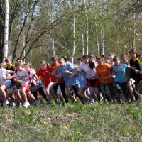 Biegi przełajowe nad Zalewem Mietkowskim 2012 start